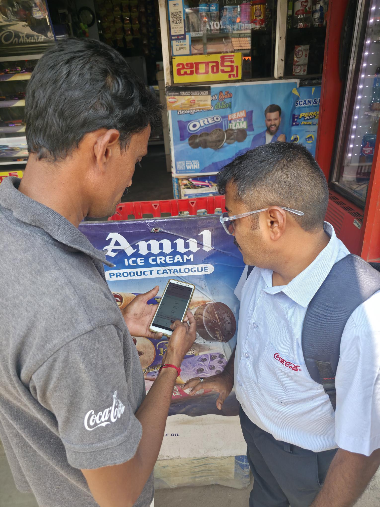 Field teams using Vxceed’s mobile execution platform to support outlet-level order collection and market visibility.